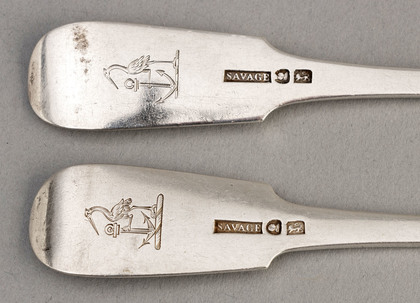 Canadian Silver Tableforks (Pair) - George Savage Montreal (1of2)