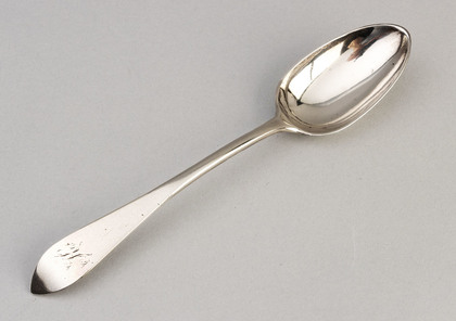 Scottish Georgian Silver Celtic Pointed Tablespoon - James Hewitt
