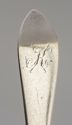 Scottish Georgian Silver Celtic Pointed Tablespoon - James Hewitt