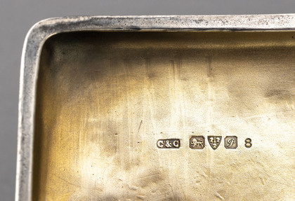 2nd. South African Infantry Silver Cigarette Case - Lieutenant Symons, Delville Wood 