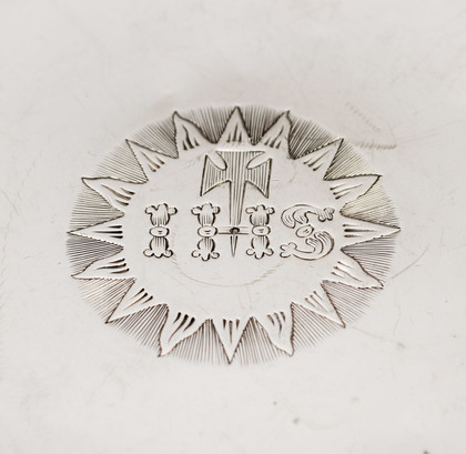 Canadian Antique Silver Ecclesiastical Communion Footed Paten - James Langford, Halifax, Nova Scotia
