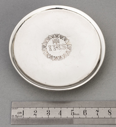Canadian Antique Silver Ecclesiastical Communion Footed Paten - James Langford, Halifax, Nova Scotia