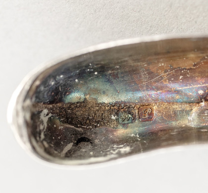 Northern Command Bombing School Antique Silver Vesta Case - Grenade School