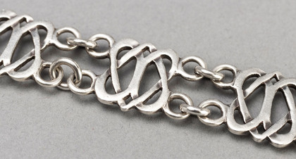 Celtic Revival Silver Bracelet - Stuart John Wilson, Skye Silver