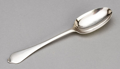 Queen Anne Brittania Silver Dognose Spoon - John Broake, 1/2