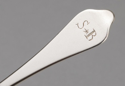 Queen Anne Brittania Silver Dognose Spoon - John Broake, 1/2