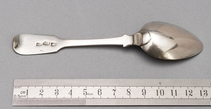 Cape Silver Teaspoon - Jacobus Johannes Vos, Pseudo Hallmarks