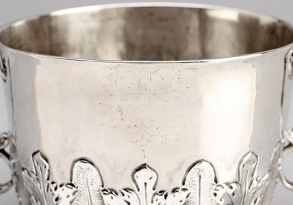 Charles II (Carolean) Restoration Period Silver Porringer -Thomas Cooper