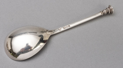 The Leicester Spoon - Sterling Silver Replica Seal Top Spoon, Circa 1620 - Vander, Tarrant