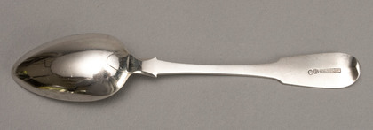 Rare Canadian Silver Tablespoon - Salomon Marion, Montreal (1 of 3)