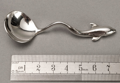 Sarah Jones Sterling Silver Dolphin Salt Spoon