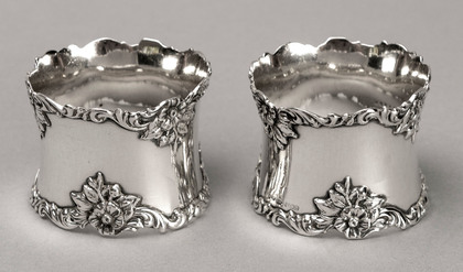 Gorham Sterling Silver Napkin Rings 