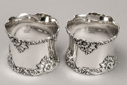 Gorham Sterling Silver Napkin Rings 