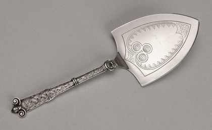 David Andersen Antique Silver Trowel Pastry Server