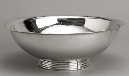 Carl Poul Petersen Canadian Hand Made Sterling Silver Fruit Bowl