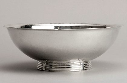 Carl Poul Petersen Canadian Hand Made Sterling Silver Fruit Bowl