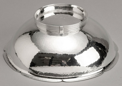 Carl Poul Petersen Canadian Hand Made Sterling Silver Fruit Bowl
