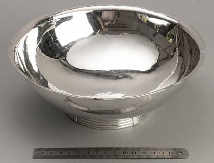 Carl Poul Petersen Canadian Hand Made Sterling Silver Fruit Bowl